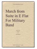 March from Suite #1 in E Flat for Military Band - hier klicken