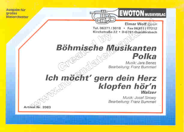 B�hmische Musikanten Polka - hier klicken