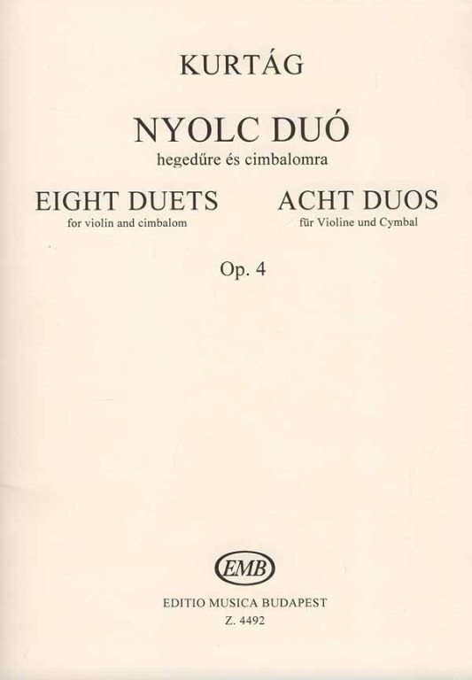8 Duos fr Violine und Cimbalom (Acht) - hier klicken