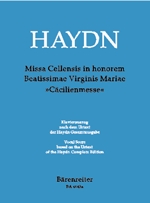 Missa Cellensis in honorem Beatissimae Virginis Mariae - 'Ccilienmesse' - hier klicken