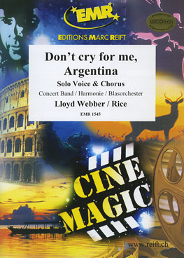 Don't Cry for Me, Argentina (Solo Voice & Chorus) - hier klicken